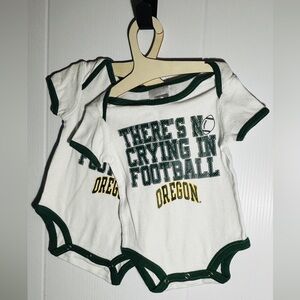 Oregon ducks  Football Kids One Piece two pack